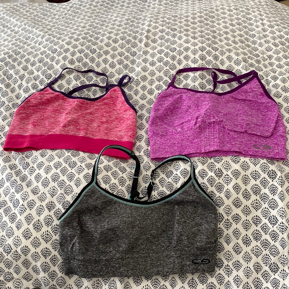 Three NWOT C9 Champion Sports Bras Sz XS